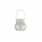 Kleine 2-in-1 Outdoor Laterne, hellgrau