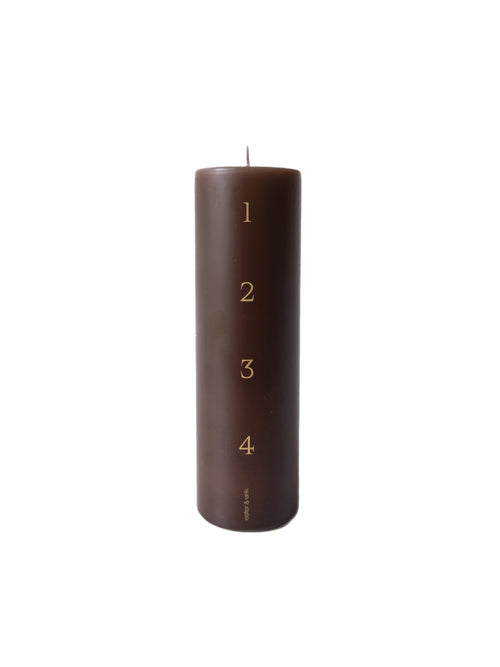 Ester & Erik Adventskerze No. 25 Hazelnut