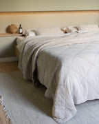 Gesteppte Tagesdecke Beige 260 × 280 cm