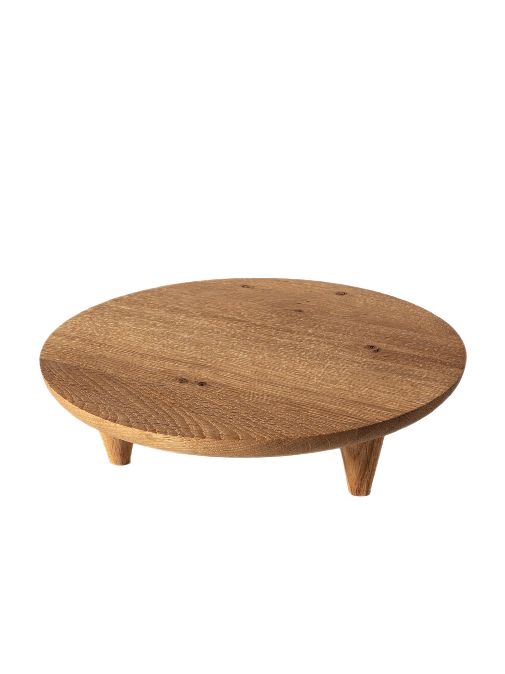 Großes Holztablett mit Füßen Eiche geölt „Liva“