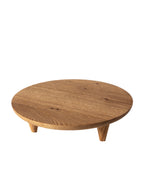 Großes Holztablett mit Füßen Eiche geölt „Liva“