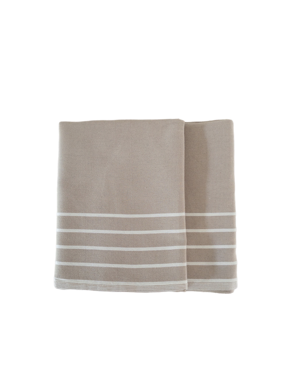 Geschirrtuch 2er Set - Beige