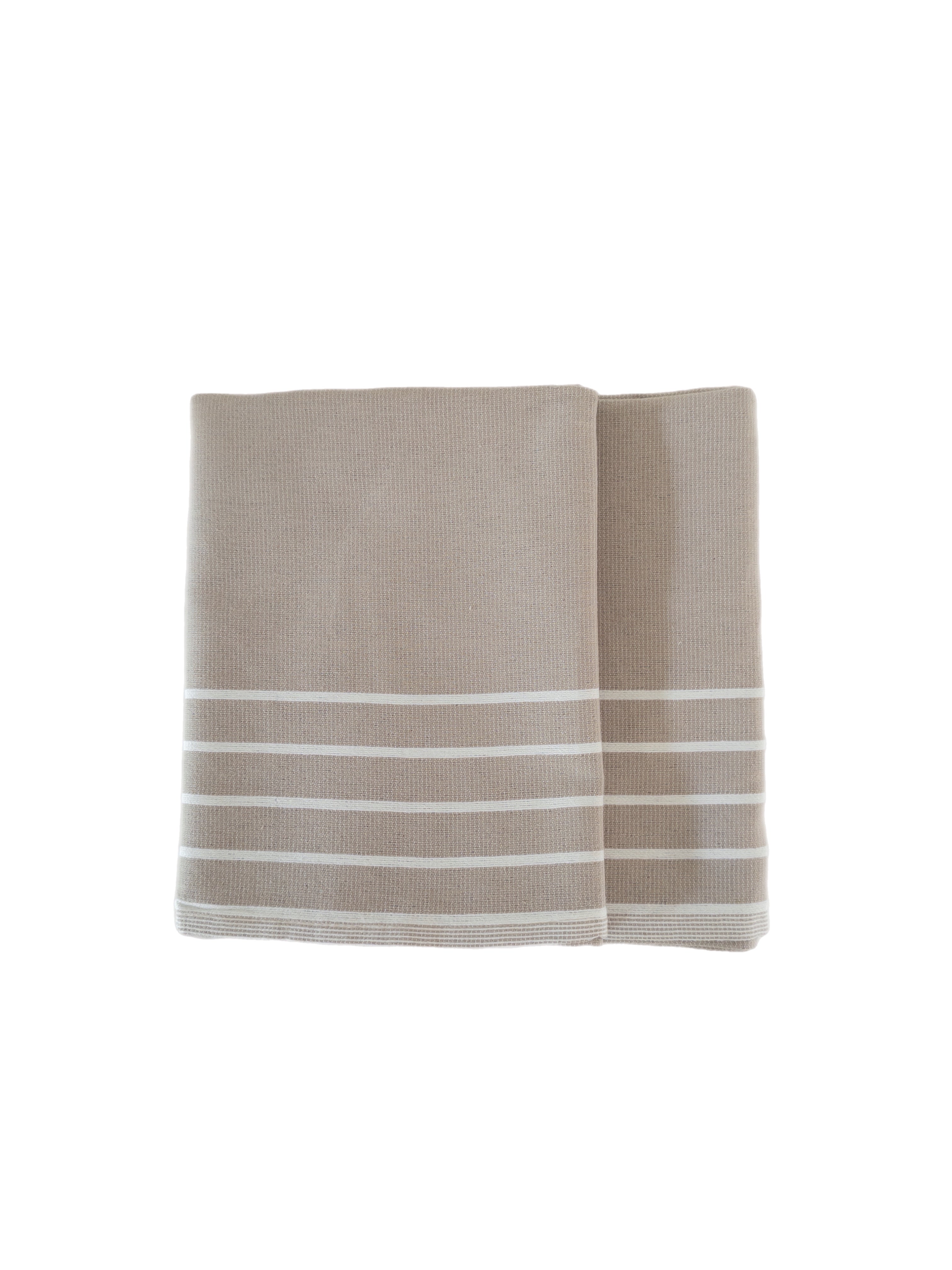 Geschirrtuch 2er Set - Beige