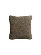 Bouclé Kissen Olivgrün 45 x 45 cm mit Füllung