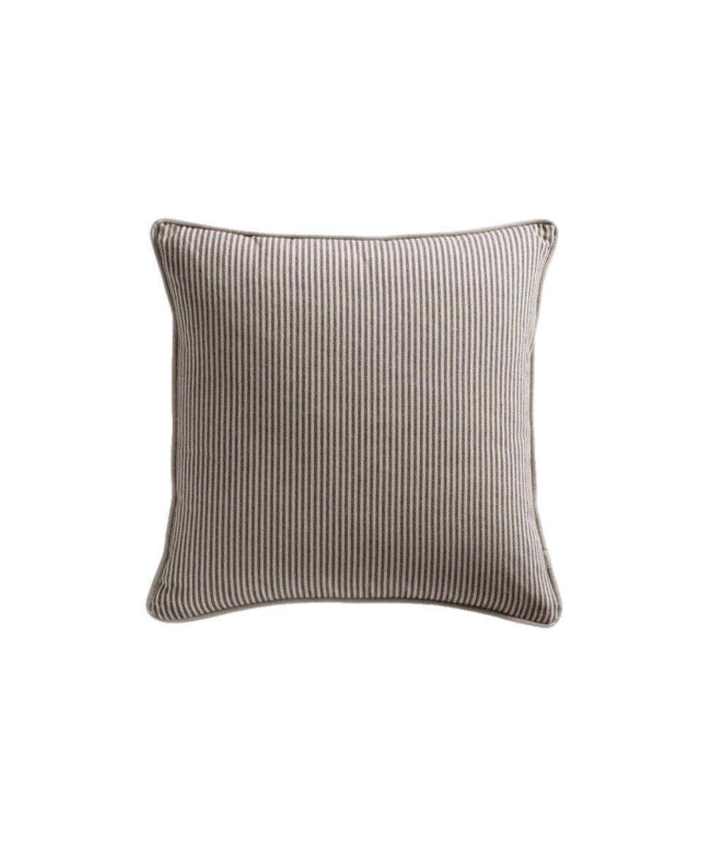 Tine K Home Kissen Natur fein gestreift 50 × 50 cm