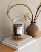 Rundes kleines Holztablett mit Füßen Eiche geölt „Liva“