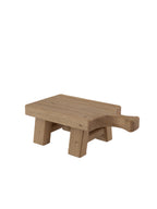 Kleiner Holzhocker Eiche Natur „Tova“