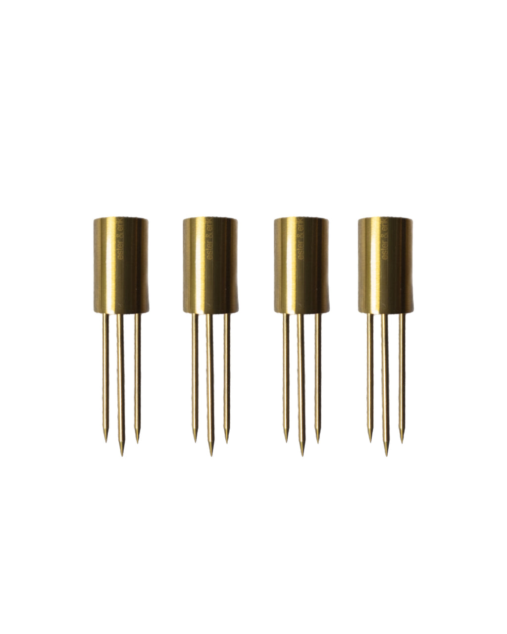 Ester & Erik Kerzenstecker 4er Set Gold