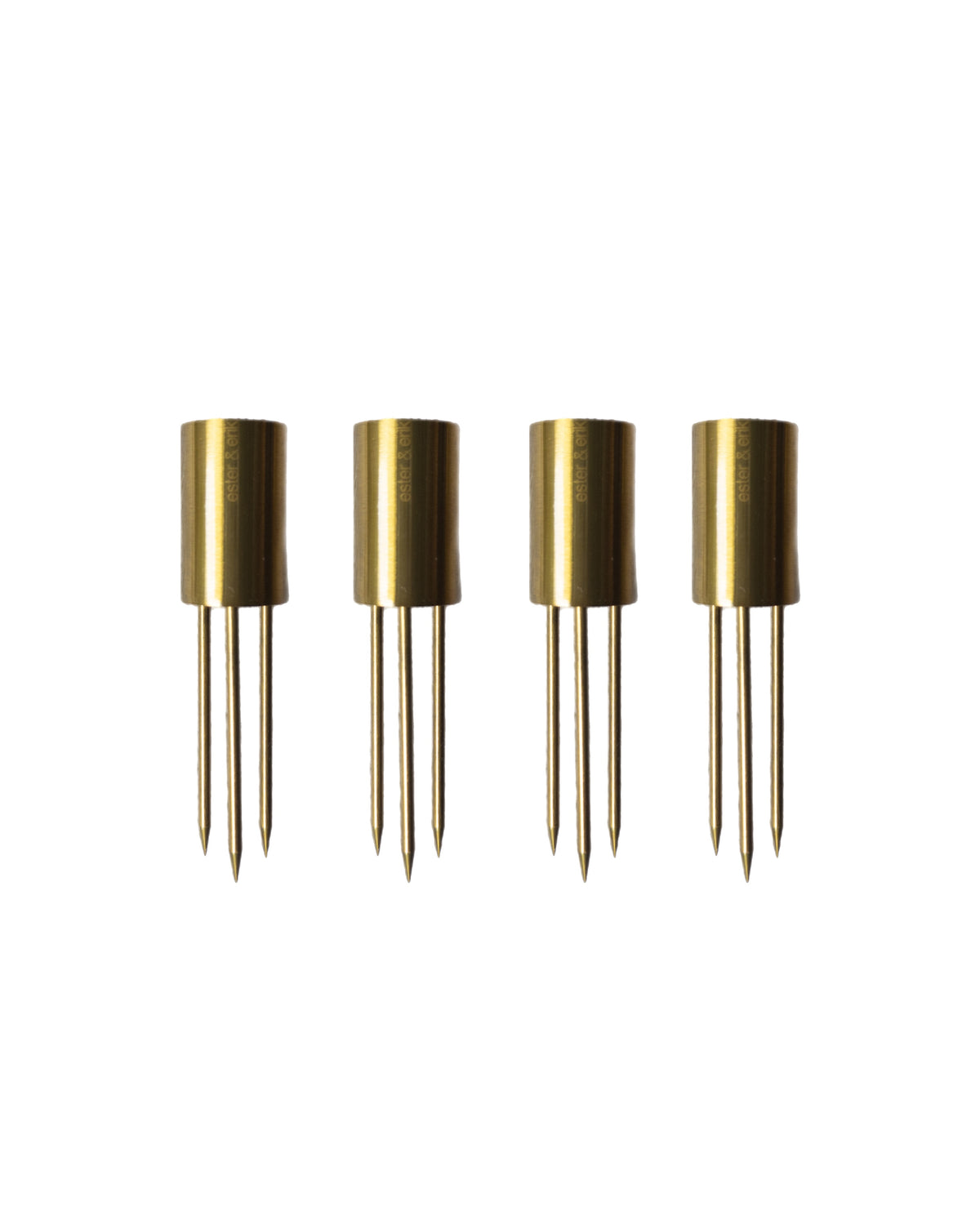 Ester & Erik Kerzenstecker 4er Set Gold