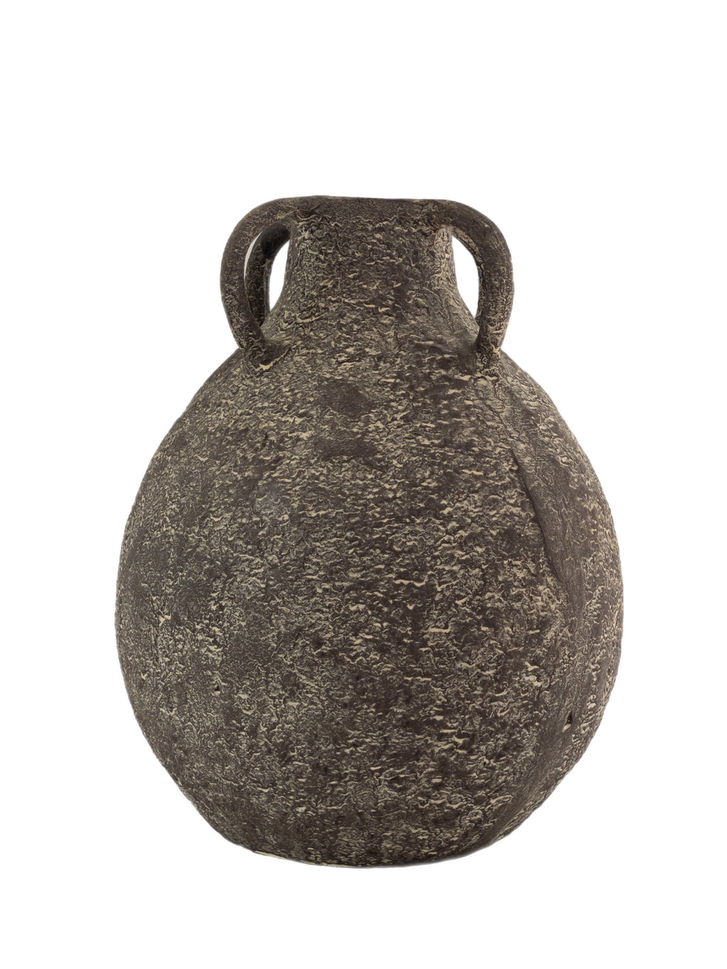 Amphore Vase „Mira“ aus braunem Metall
