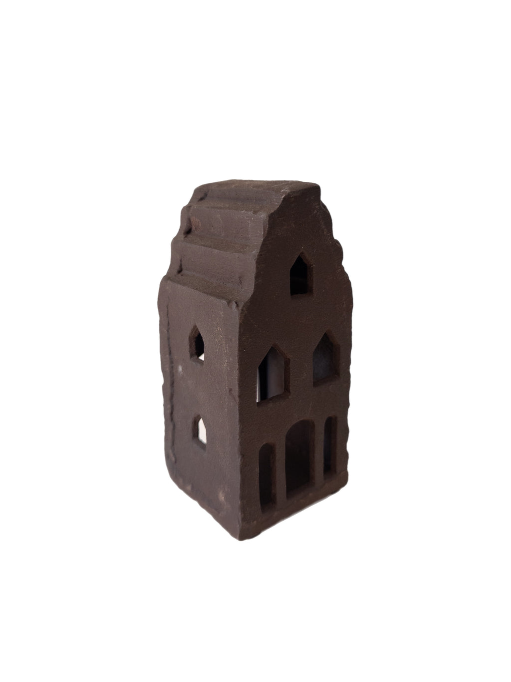 Kleines Lichthaus Metall Braun