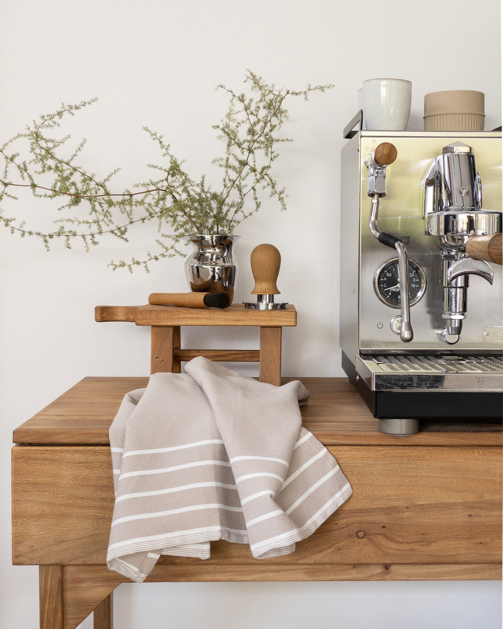 Geschirrtuch 2er Set - Beige