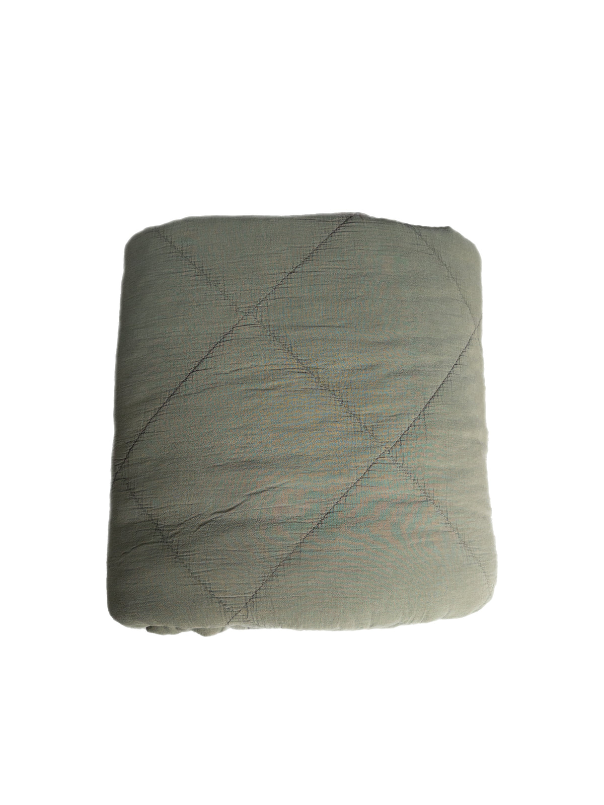 Gesteppte Tagesdecke Grün 260 × 280 cm