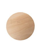 Holztablett rund 40 cm aus naturbelassener Eiche „Liva Maxi“