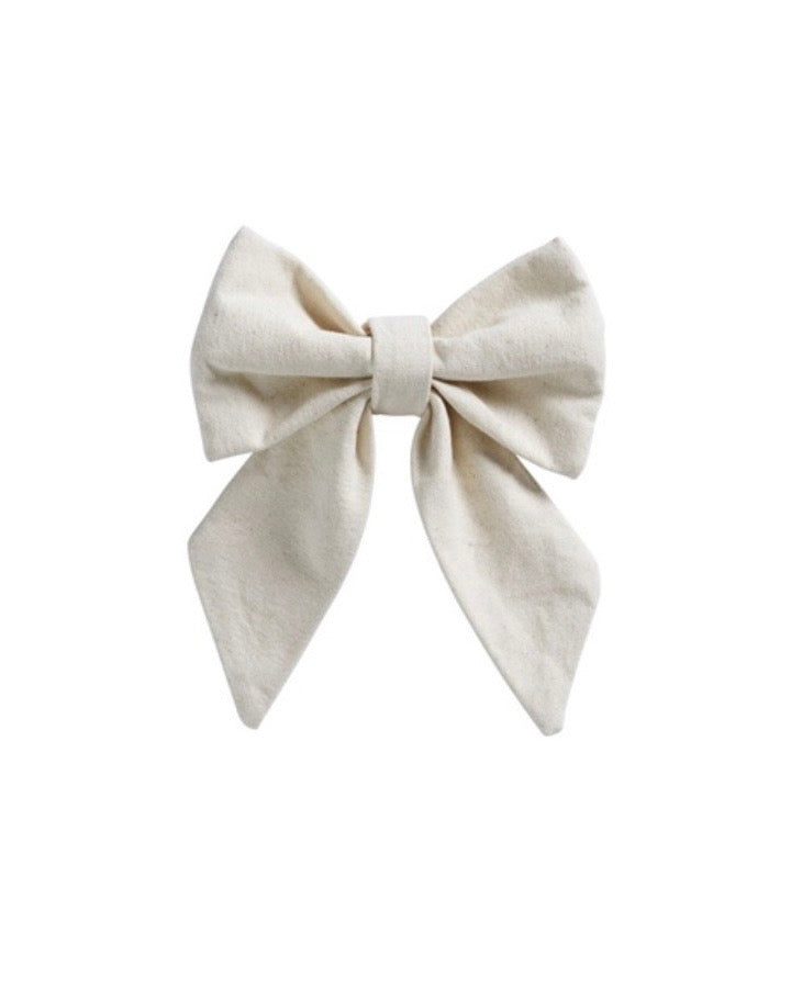 Tine K Home Stoffschleife Weihnachten Cremeweiß 17 × 10 cm