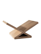 Buchständer aus Holz Eiche naturbelassen „Arve“