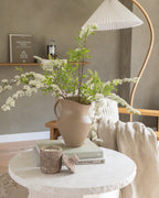 Metallvase beige Krug „Almora“