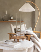 Großes Holztablett mit Füßen Eiche geölt „Liva“