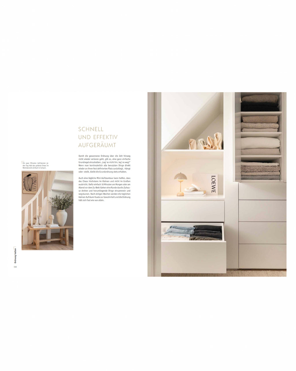 Coffee Table Book Skandinavisch Wohnen mit Leineneinband