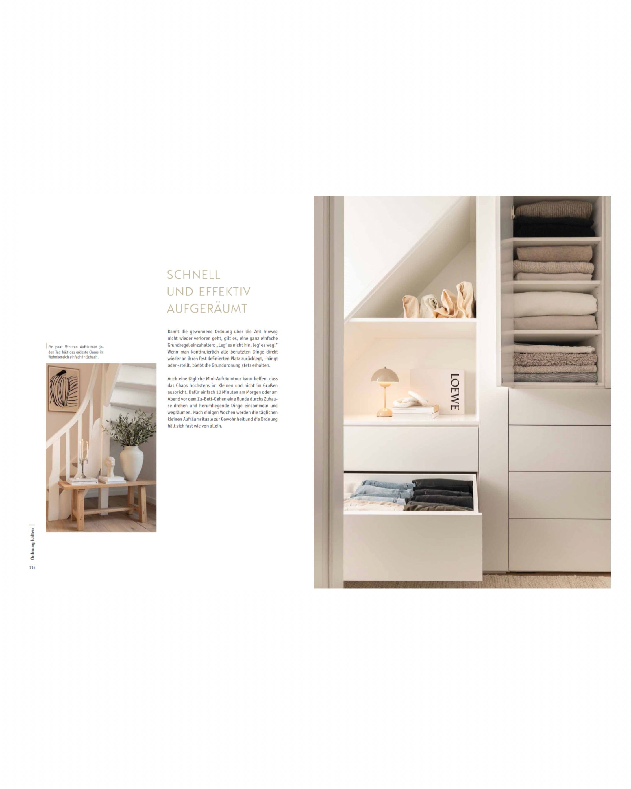 Coffee Table Book Skandinavisch Wohnen mit Leineneinband