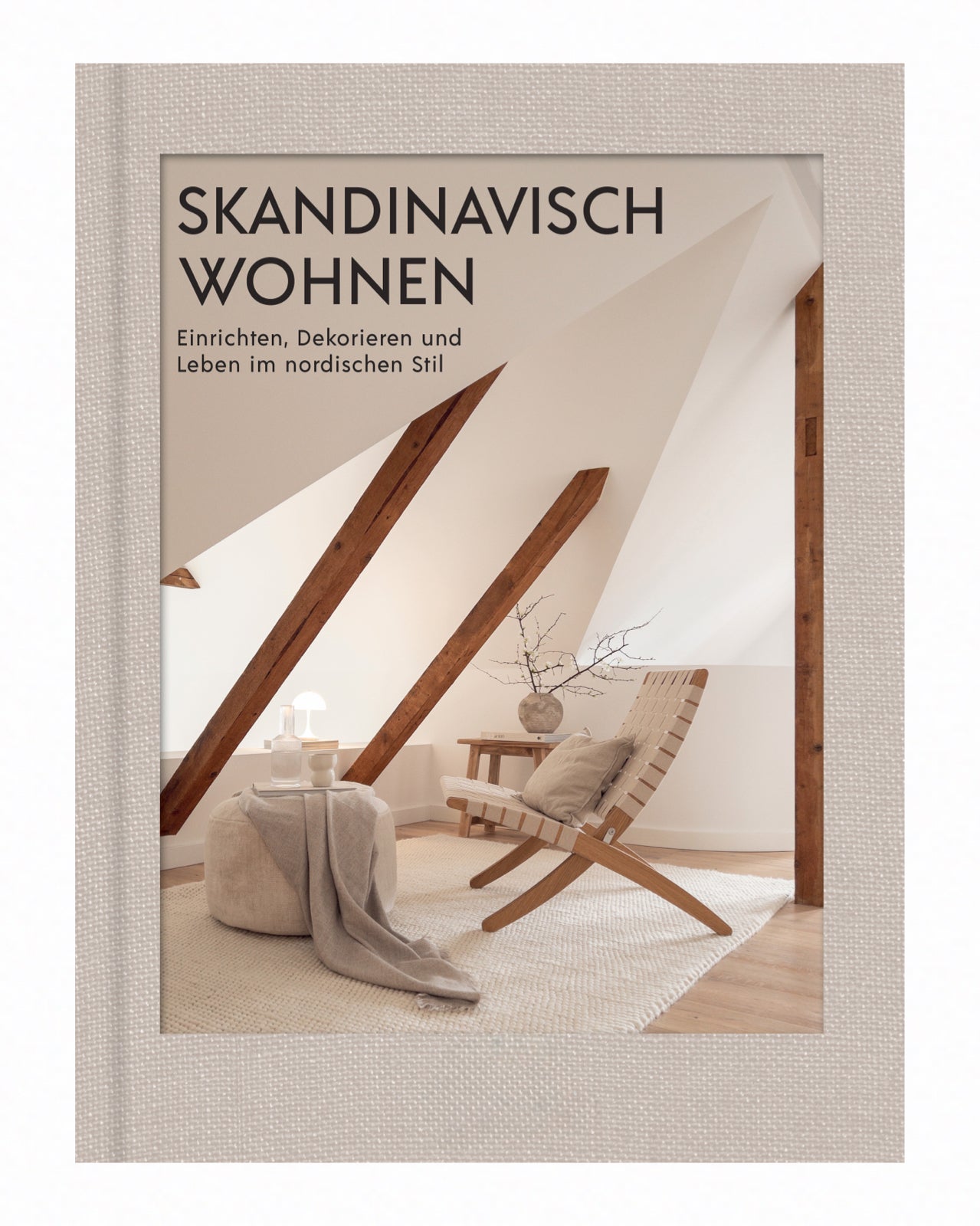 Coffee Table Book Skandinavisch Wohnen mit Leineneinband