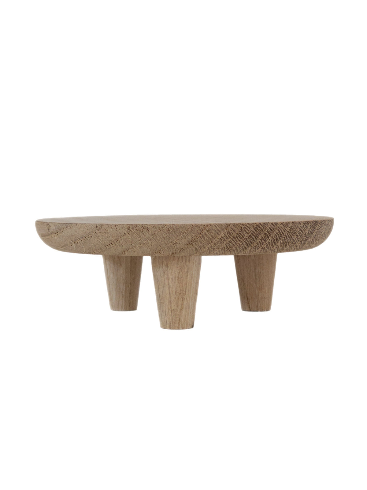 Rundes kleines Holztablett Eiche natur Liva – huebsches
