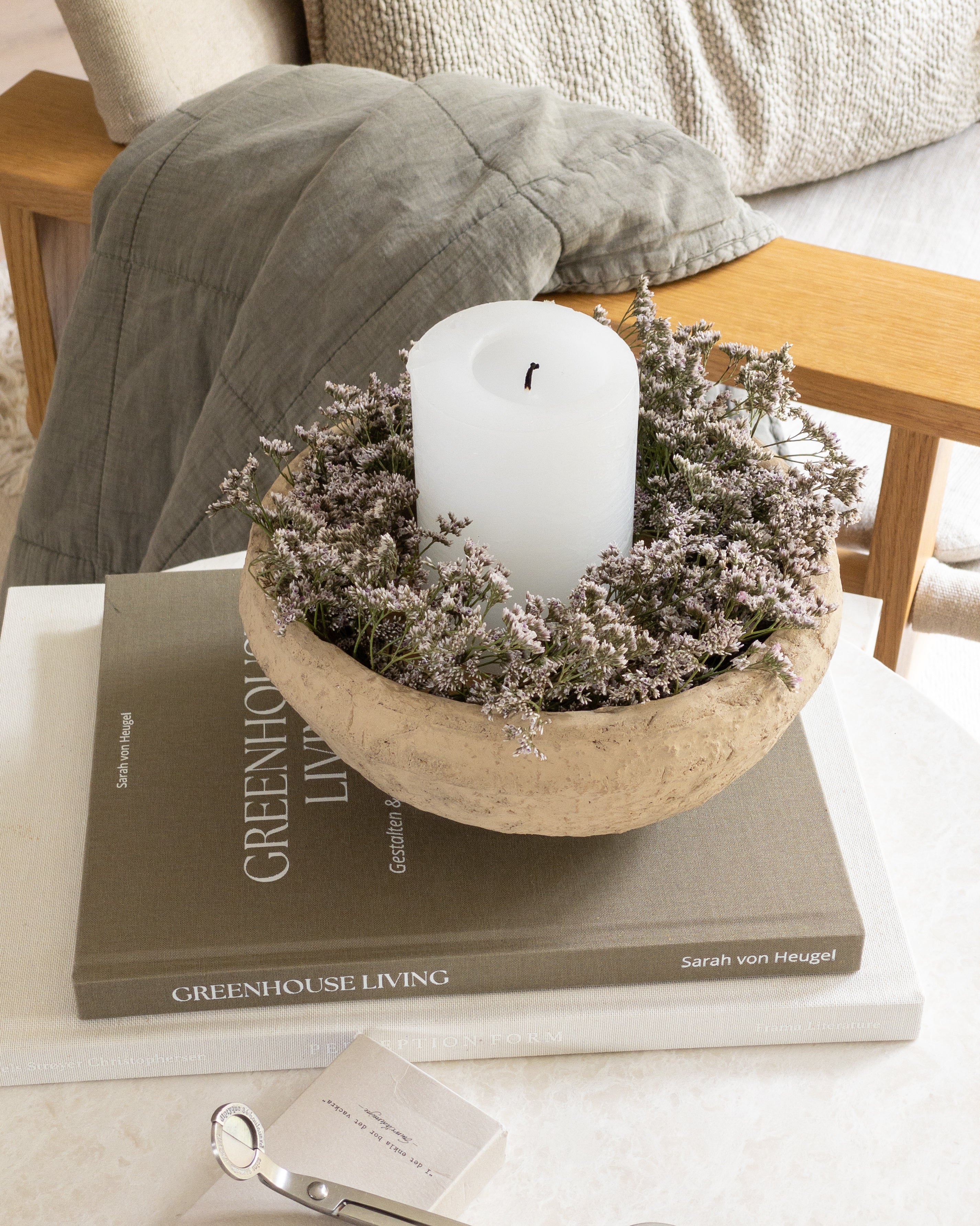 Keramikschale beige Wabi Sabi