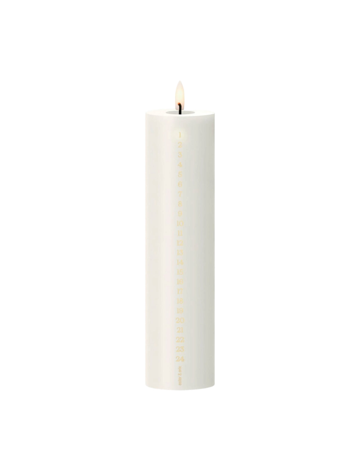 Ester & Erik LED-Kalenderkerze No. 10 Silky inkl. Fernbedienung