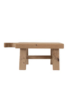 Großer Eiche Hocker naturbelassen „Tova“