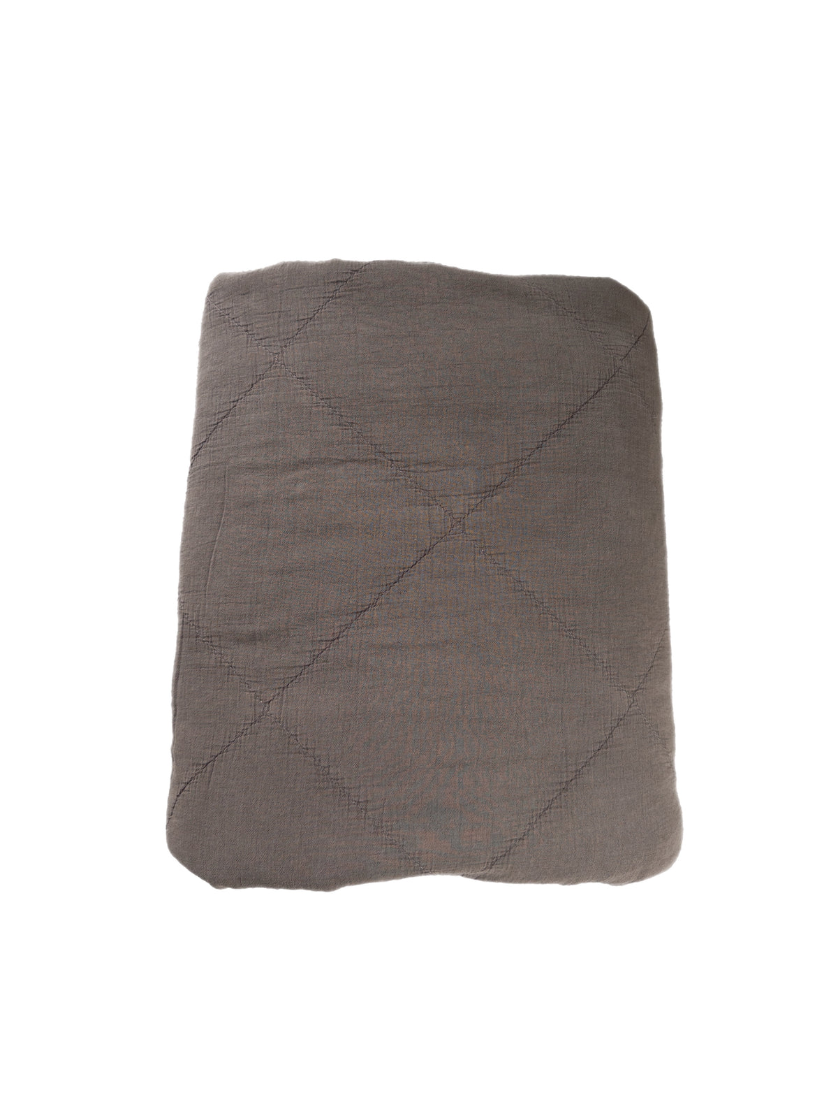 Gesteppte Tagesdecke Braun 260 × 280 cm