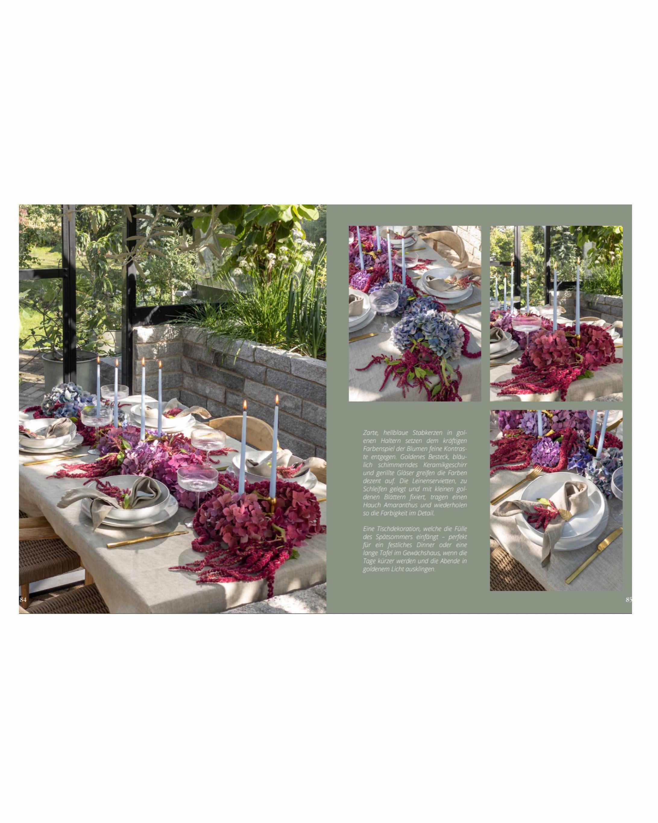 Greenhouse Living Coffee Table Book mit Leineneinband