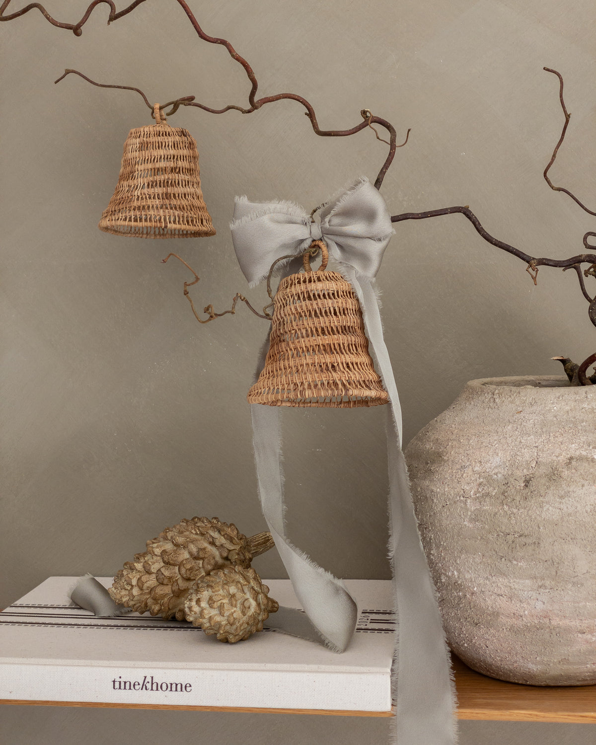 Tine K Home Weihnachtsglocke aus Palmfaser