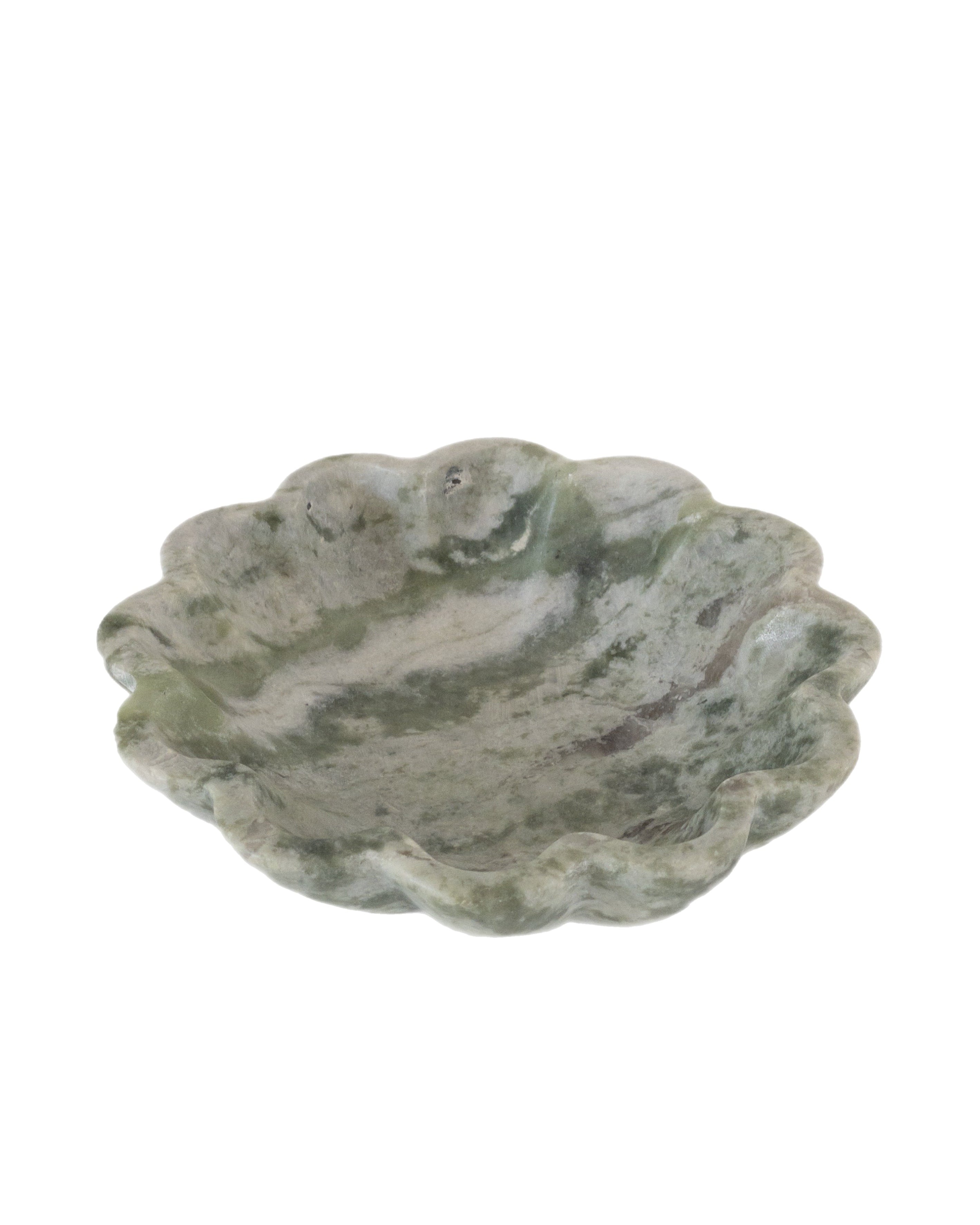 Marmorschale aus grünem Marmor
