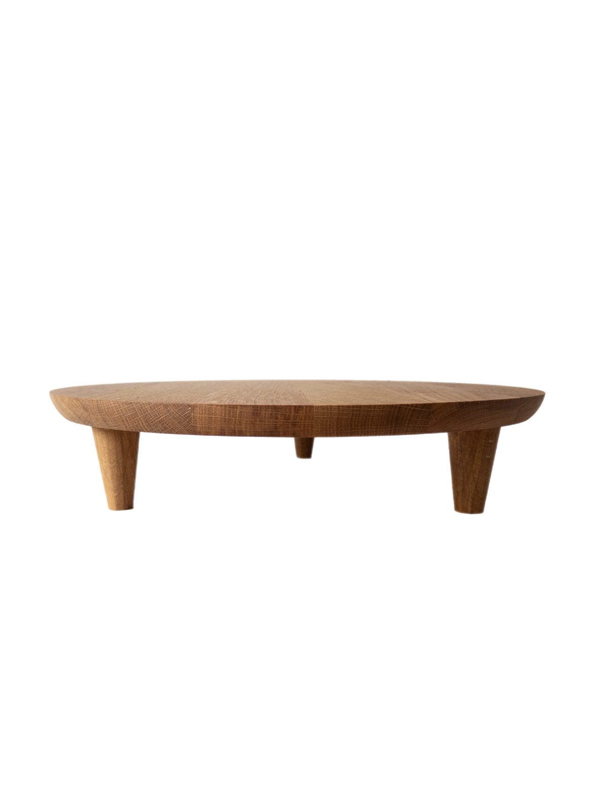 Holztablett rund 40 cm aus geölter Eiche „Liva Maxi“