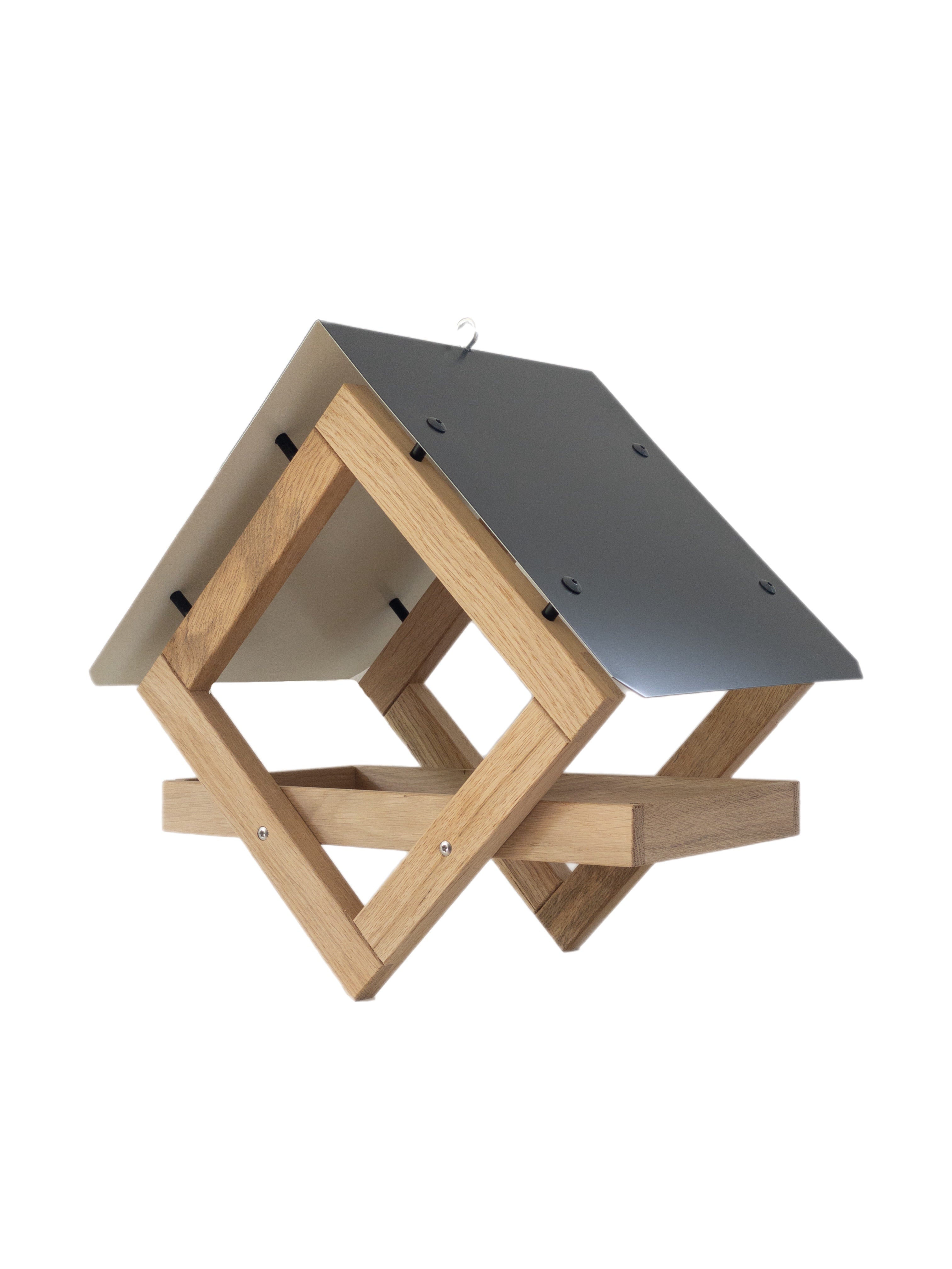 Futterhaus aus Eichenholz „Bo“