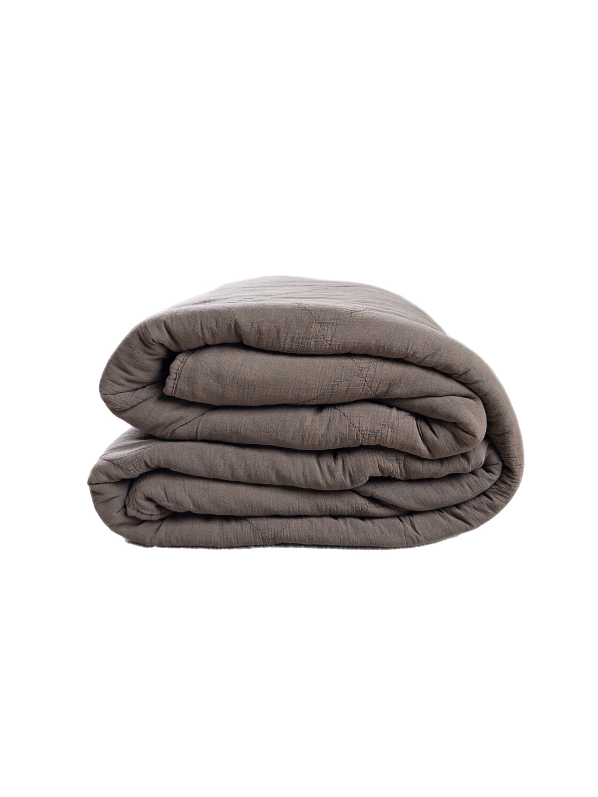 Gesteppte Tagesdecke Braun 260 × 280 cm