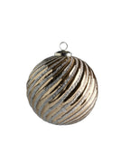 Große Weihnachtskugel aus Glas von Tine K Home – Caramel, Ø 15 cm