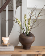 Große braune Vase „Suna“