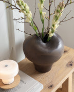 Große braune Vase „Suna“