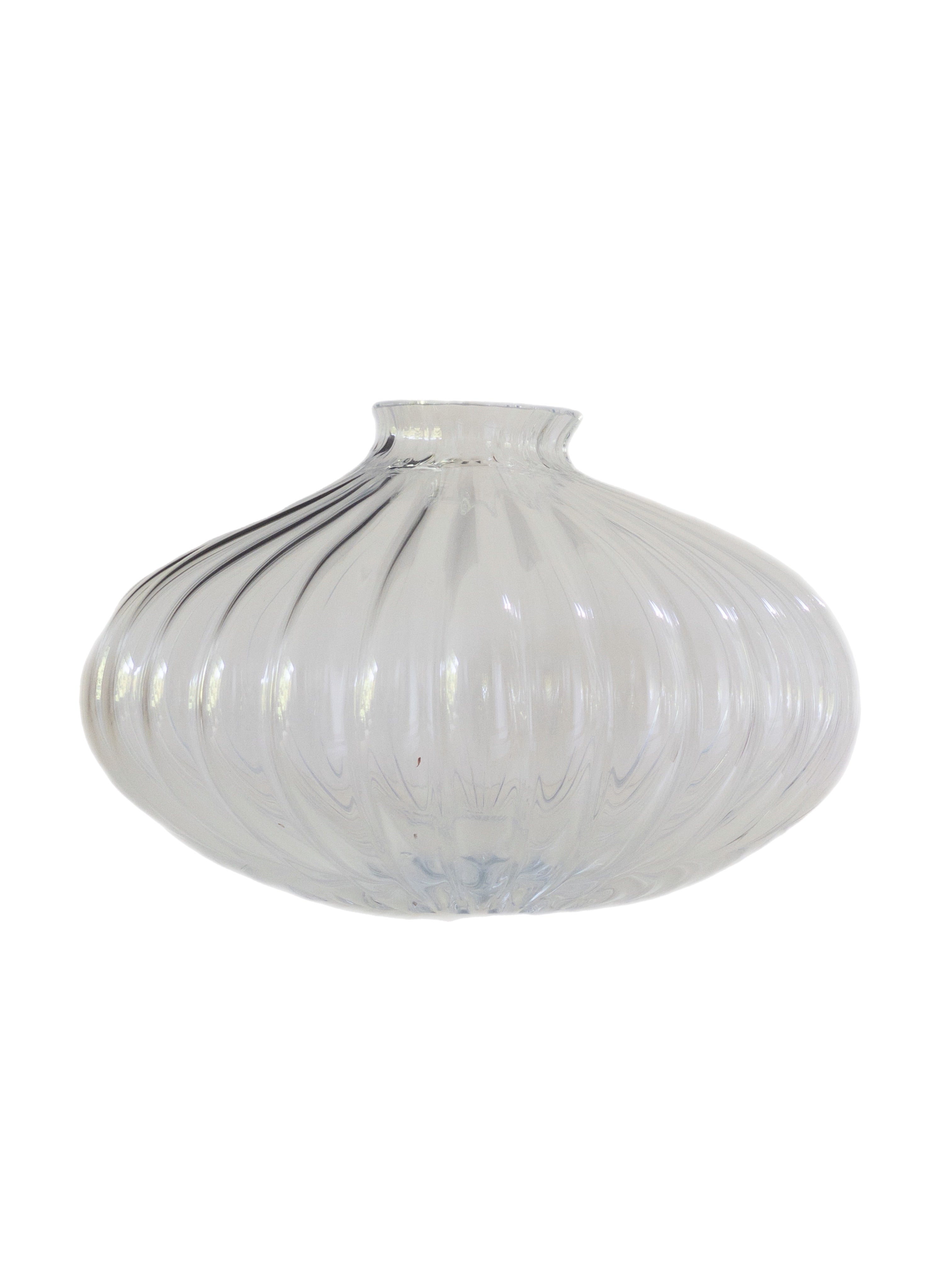 Bauchige Glasvase groß ⌀ 40 cm