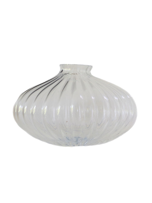 Bauchige Glasvase groß ⌀ 40 cm