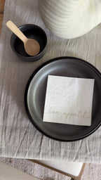 Papierservietten weiß „Bon Appetit“