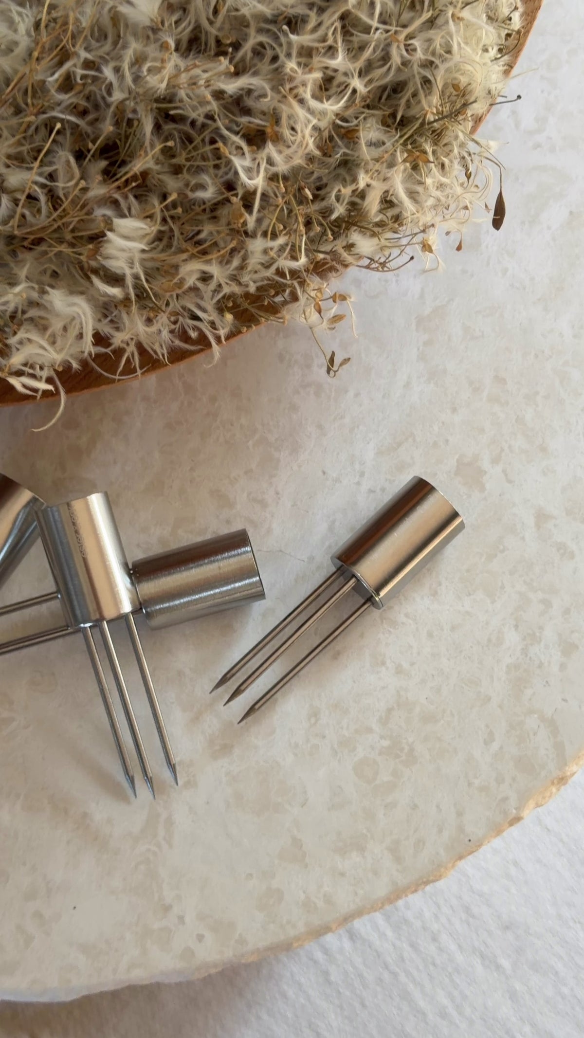 Ester & Erik Kerzenstecker 4er Set Silber
