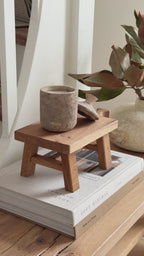 Großer Eiche Hocker geölt „Tova“